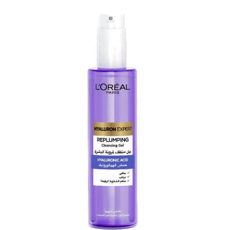 L'Oreal Hyaluron Expert replumping cleansing gel pump bottle