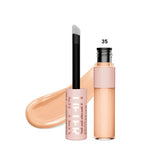 Maybelline Lifter concealer in shade 35 with a warm beige swatch and open applicator