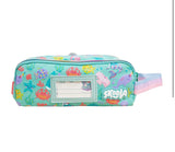 Mermaid pencil case on a whte background