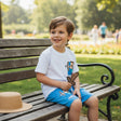 Minecraft shorts set for boys in white and blue, Jack Gifts Online Lebanon