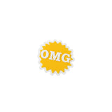 Yellow OMG starburst charm pin for beach bags, Jack Gifts Lebanon
