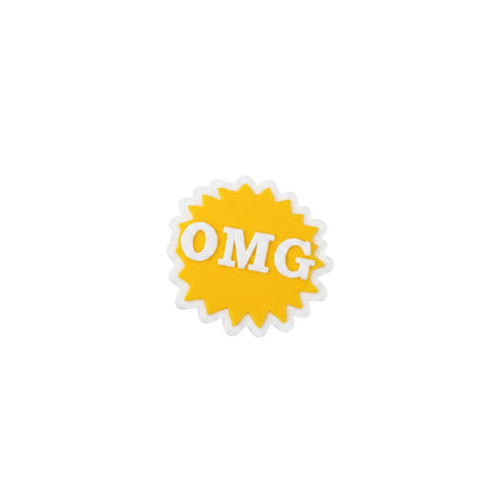 Yellow OMG starburst charm pin for beach bags, Jack Gifts Lebanon