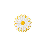White outlined daisy charm pin for beach bags, Jack Gifts Online Lebanon