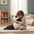 Black and white panda long body pillow plush toy, Jack Gifts Online Lebanon