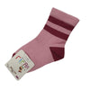 Pink And Cherry Striped Socks