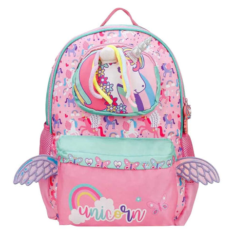 Pink Aqua Unicorn 11 Backpack