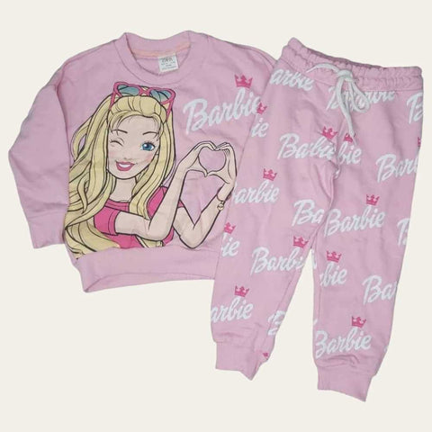 Pink Barbie Jogging Set 5