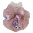 Pink Cartoon Fluffy Hair Ties 1 