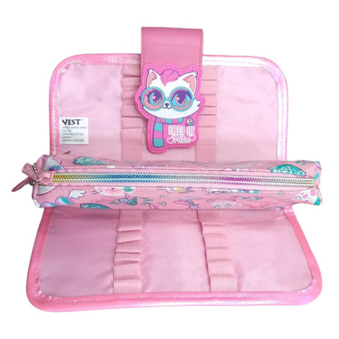 Pink Cat Pencil Case
