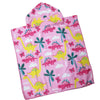 Pink Dinosaur Towel Poncho 1