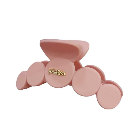 Pink Round  Hair Clamps 