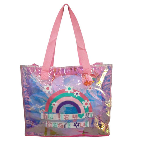Pink Transparent Rainbow Bag 1