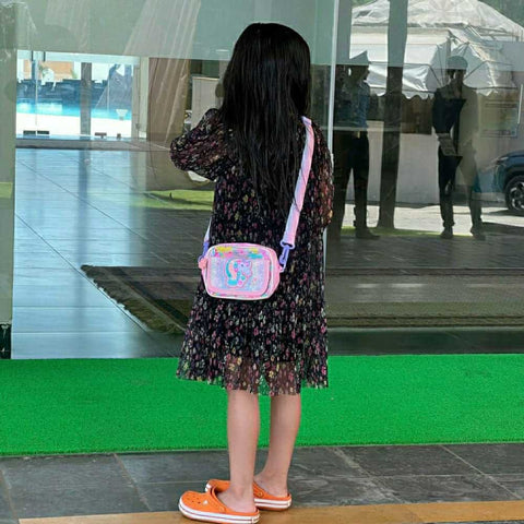 Pink Unicorn Crossbody Bag