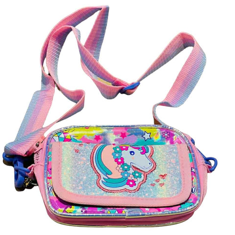 Pink Unicorn Crossbody Bag