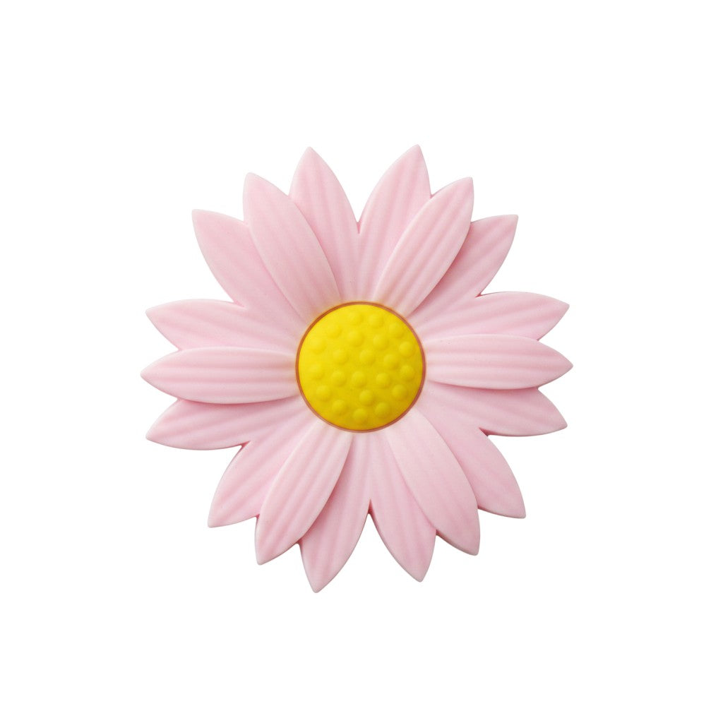 Pink daisy charm pin with yellow center for beach bags, Jack Gifts Online Lebanon