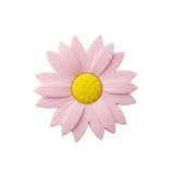 Pink daisy charm pin with yellow center for beach bags, Jack Gifts Online Lebanon