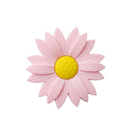Pink daisy charm pin with yellow center for beach bags, Jack Gifts Online Lebanon