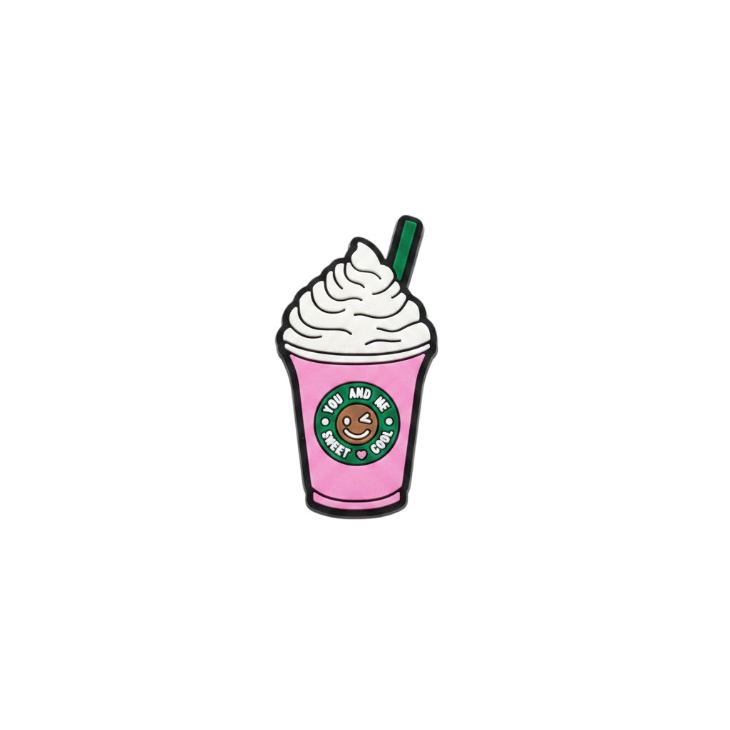 Pink frappe drink charm pin for beach bags, Jack Gifts Lebanon