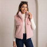 Pink Fur Vest