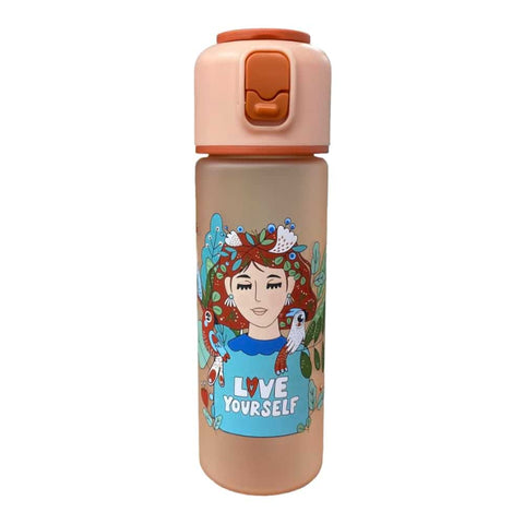 Pink 'Love Yourself' Water Bottle 