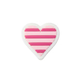 Pink striped heart charm pin for beach bags, Jack Gifts Online Lebanon