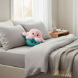 Pink and teal two sided octopus plush toy