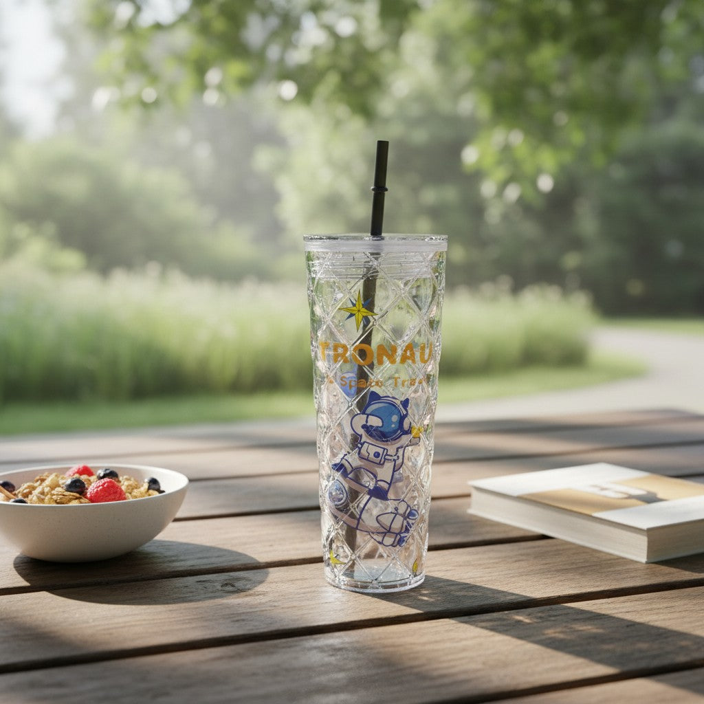 Astronaut Crystal Tumbler