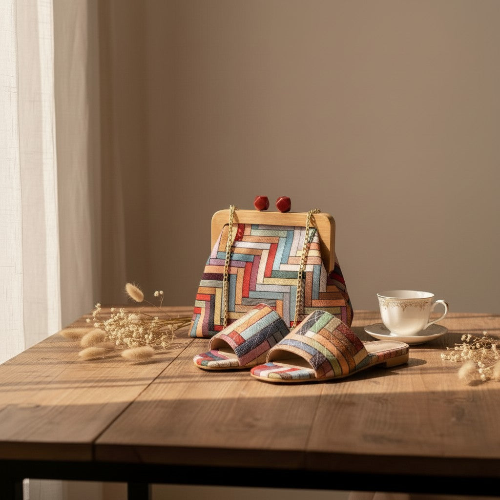 Colorful Pattern Handmade Bag