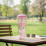 Pink Hearts Tumbler