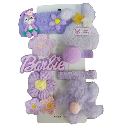 Purple Barbie Hairpins 