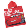 RED Cartoon Towel Poncho for kids
