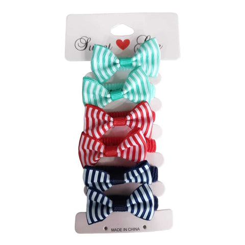 Red Bow Hair Ties