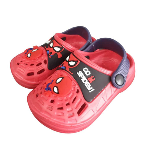 Red Go Spidey Crocs