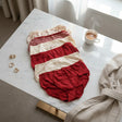Women's red and cream floral cotton brief multipack, Jack Gifts Online Lebanon