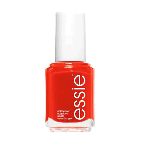 Essie Russian Roulette 61 nail polish bottle in vivid orange red