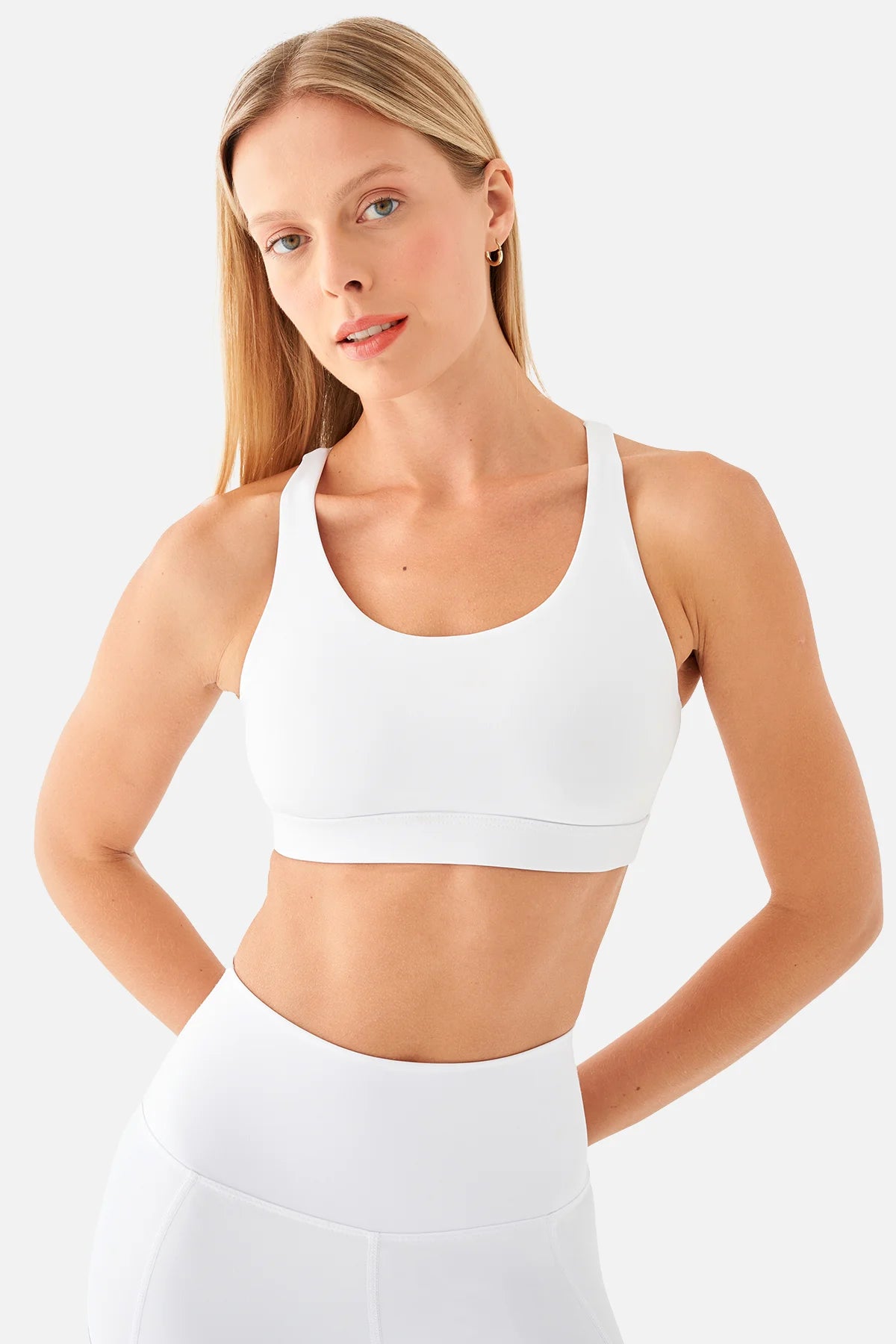 White Sport Bra