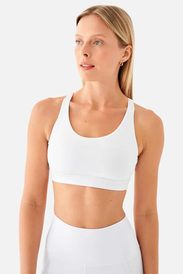 White Sport Bra