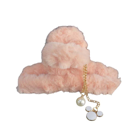 Salmon Minnie Hair Clamps 