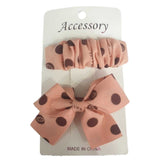 Saumon Bow Hairpins
