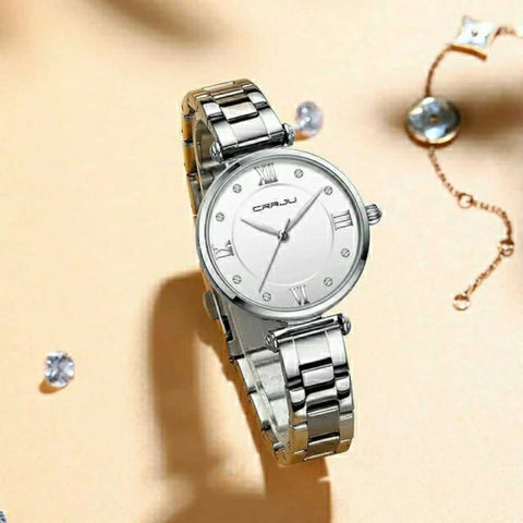 Silver Elegant Stainless Steel Watch 29