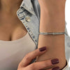 Silver Simple Bangle Bracelet