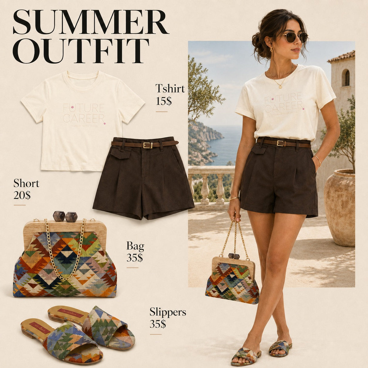 Plain Summer Outfit Full Combo