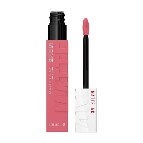 Superstay Matte Ink lipstick in Revolutionary, a bright rose pink