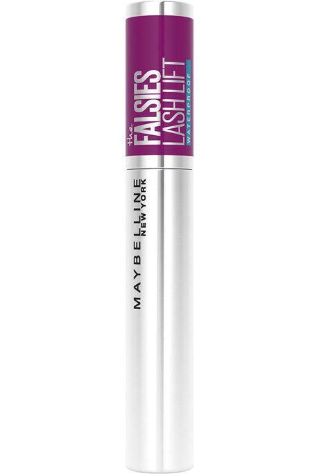 The Falsies Lash Lift waterproof mascara tube closed in silver and purple