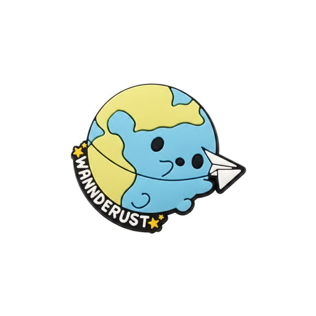Wanderlust globe charm pin for beach bags, Jack Gifts Online Lebanon