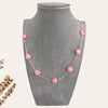 Pink Hearts Chain Necklace