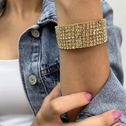 gold sparkly bracelet