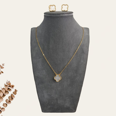Simple Necklace & Earrings Set S-0