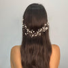 Elegant Pearl Beads Silver Bridal Headpiece 6