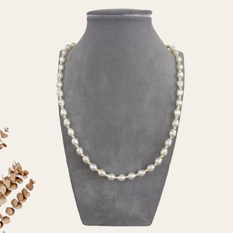 Pear Shaped Pearl Beaded Necklace